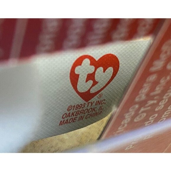 TY McDonald's Beanie Baby " Libearty The Bear " 1996 Rare In Box With Errors NEW - Picture 5 of 5